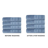 True Luxury 4pk Washcloth Set