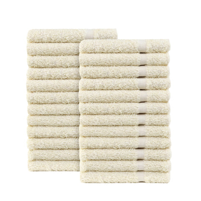 Fibertone by 1888 Mills 24-pc Utility Washcloth Set - Beige