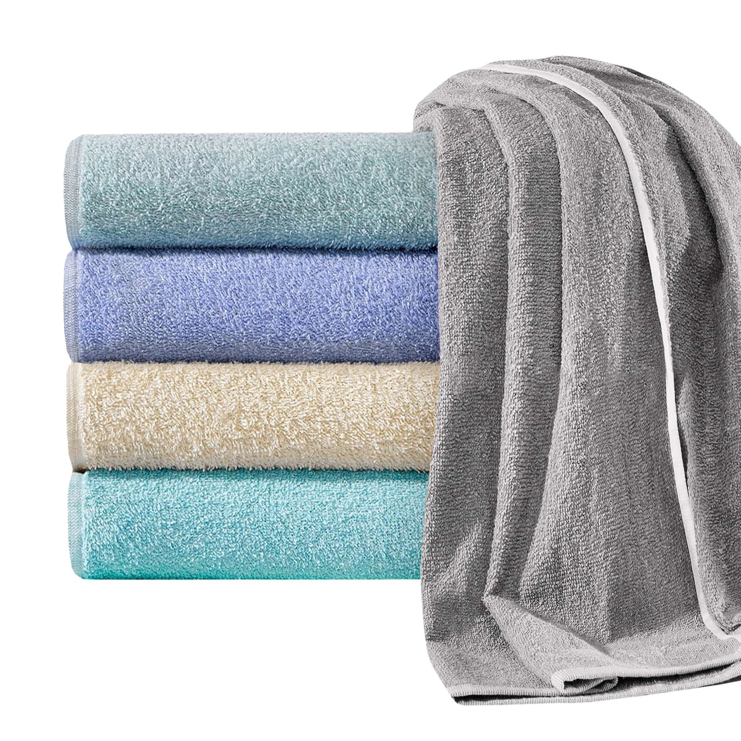 Fibertone by 1888 Mills 4pk Solid Towel Set