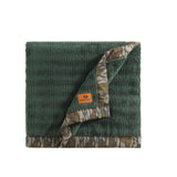 Mossy Oak Green Jacquard Throw Blanket