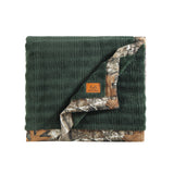 Realtree Camouflage Trim Jacquard Throw Blanket