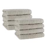 American Heritage by 1888 Mills - Luxury Washcloth Set, Light Grey